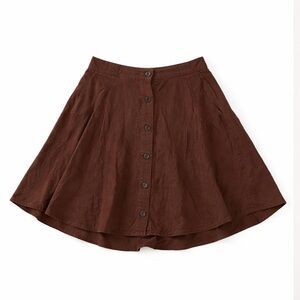 Forever 21 Chocolate A-Line Skirt